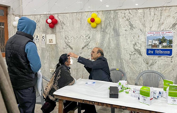 Free Eye Check-up, Free Eye Glasses & Cataract Referral for Free Surgeries Camp